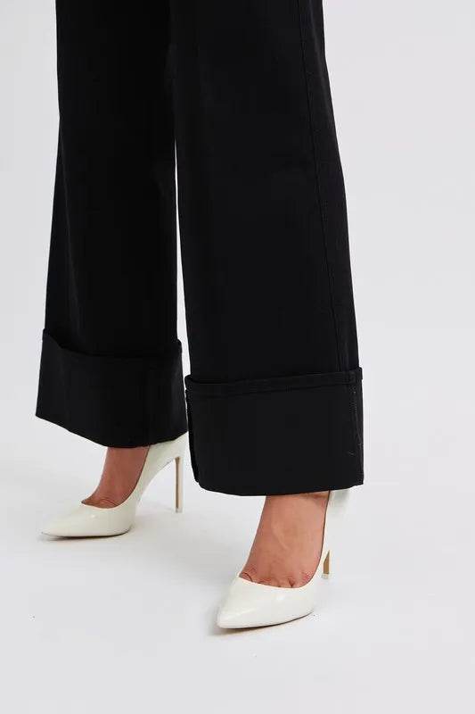 Judy Blue Full Size High Waist Reto Wide Leg W/ Cuff Plus Size Trendsi 5d41517446e24a858ef514ffa59a15ef-Max-Origin
