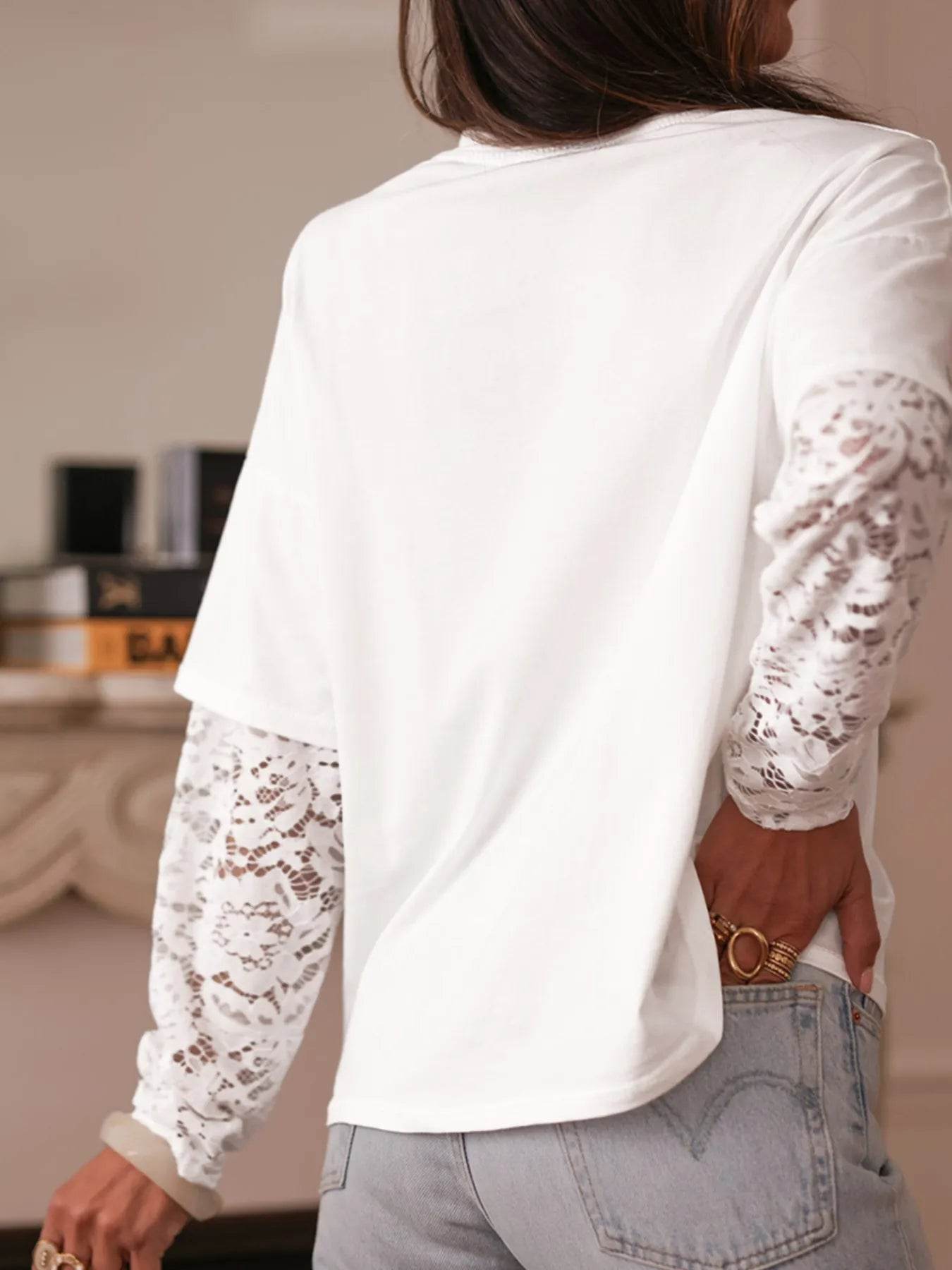 Lace Long Sleeve Insert Drop Shoulder Tee Trendsi 5da0860b7e2d4bf48790961ecc98530c-Max-Origin