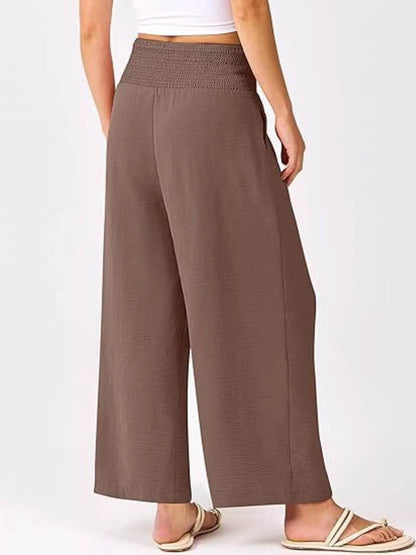 Wide Leg Smocked High Waist Pants Trendsi 5db4fef995aa4252b40c4ab6ccfa1571-Max-Origin