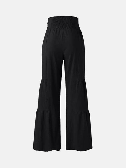 Tied Ruched Wide Leg Pants Black Trendsi 5df6f416-ee72-4c18-848d-10a9027aa69d-Max