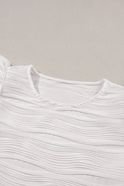 Ruffled Round Neck Textured Top Trendsi 5e6b8f8e-0ce2-4f4d-90d9-5e0a81dab722-Max-Origin