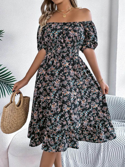 Ruffled Hem Floral Puff Sleeve Dress Trendsi 5e724ac1-8ced-4b30-8899-49ceed8918f9-Max-Origin