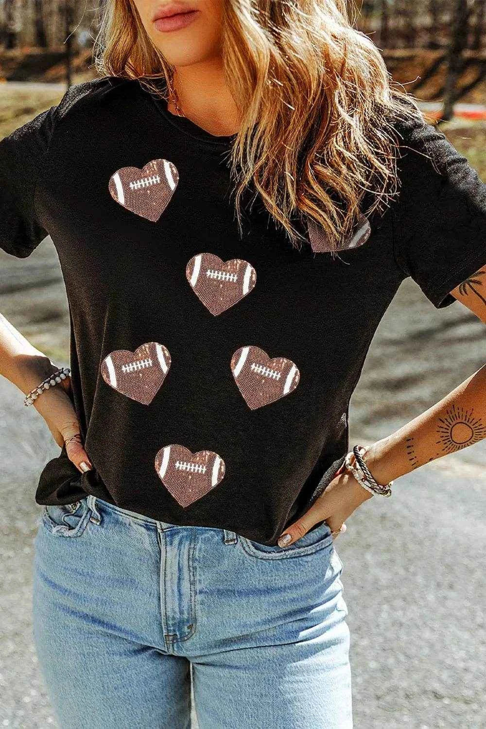 Game Day Football Heart Round Neck T-Shirt Black Trendsi 5e9a9ad6-11a4-4de5-a36e-ed420a691e3a-Max-Origin