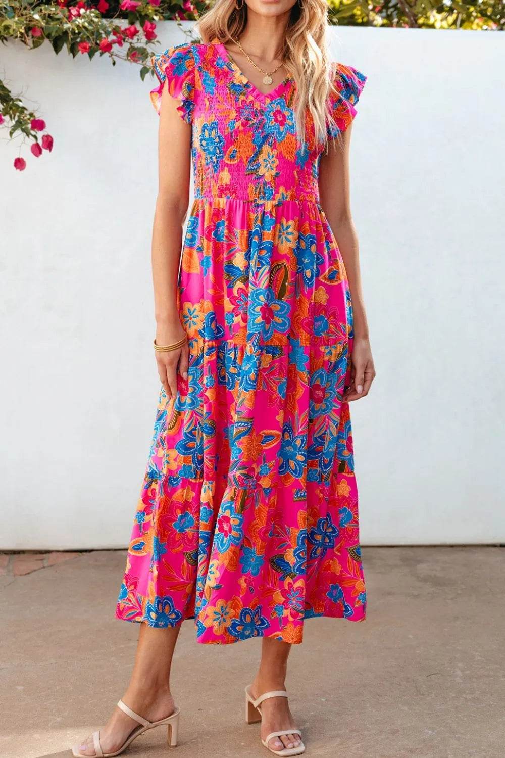 Boho Floral V Neck Ruffle Tiered Dress Trendsi 5ed3ff7c-11e8-4d80-8120-3eac5c031bc0-Max-Origin