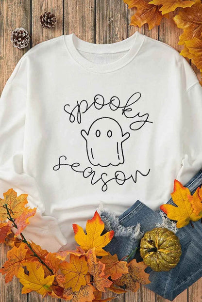 Ghost Graphic Long Sleeve Dropped Shoulder Sweatshirt Trendsi 5eddbd23-2a6b-46e3-b3e3-18239d69a596-Max