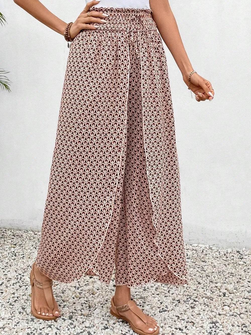 Tied Printed Wide Leg Pants Trendsi 5f2b0327-9234-4ef7-ae3d-62197873cacd-Max