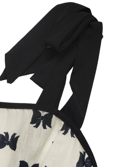 Bow Print Tie Shoulder Dress Trendsi 5f3efdb1-6a4b-4f6a-b53f-11d89d7d70d7-Max-Origin