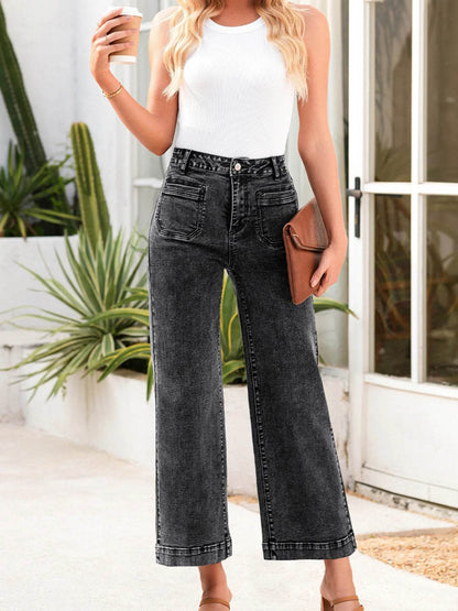 High-Waisted Wide Leg Washed Jeans Black Trendsi 5f6be262b0fb484ea777c9ab3182dabc-Max-Origin