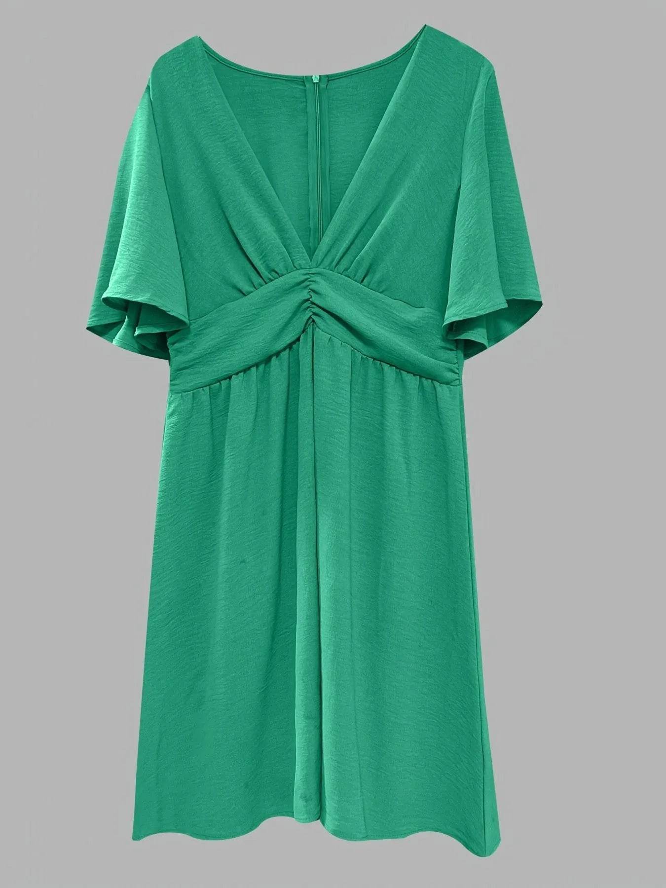 V-Neck Flutter Sleeve Summer Dress Trendsi 6006c33c07e0476392af525228617f0c-Max-Origin
