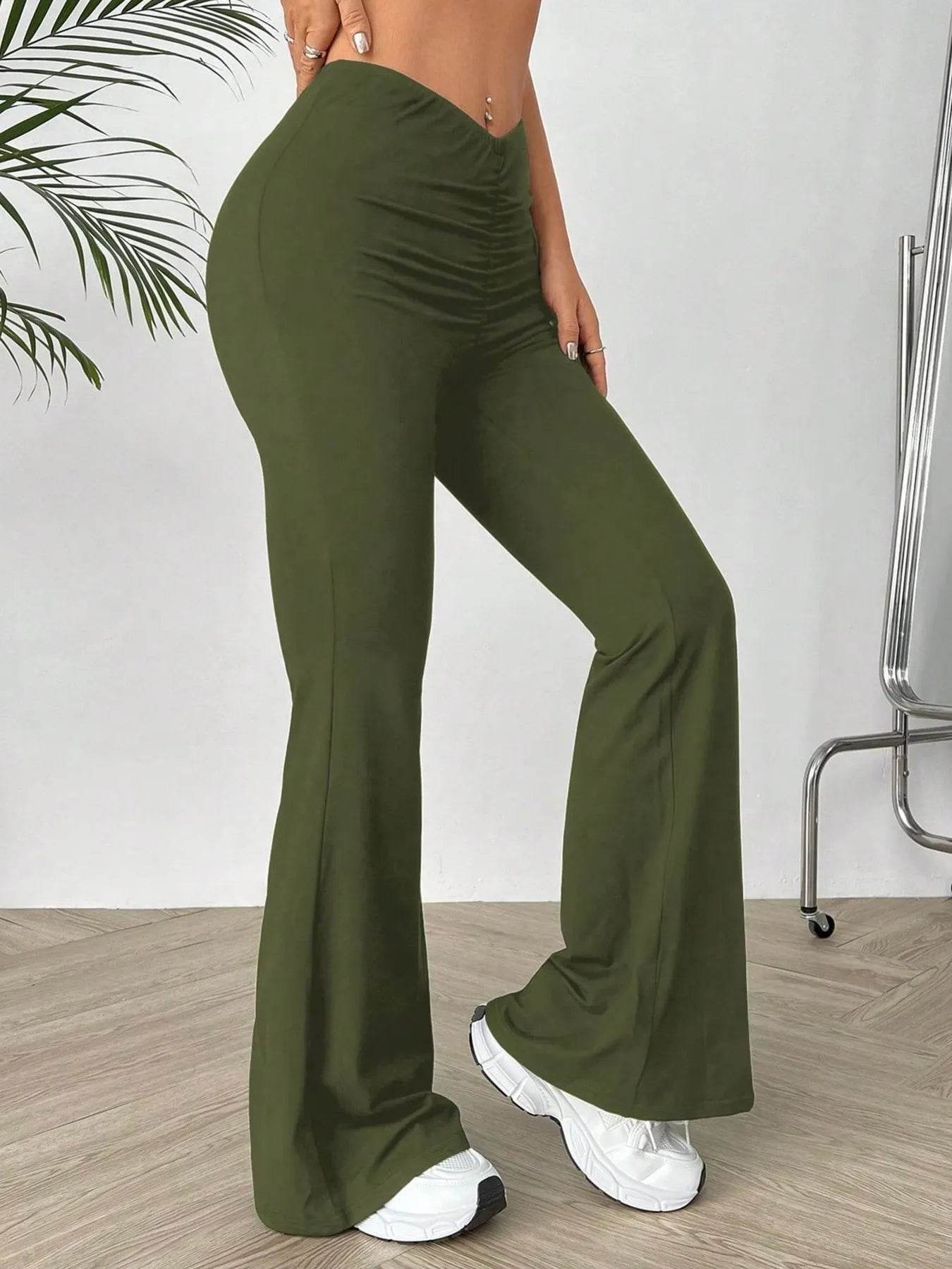 High Waisted Flare Pants Trendsi 602ca51127414a6f9e63eb6e77e61aed-Max-Origin