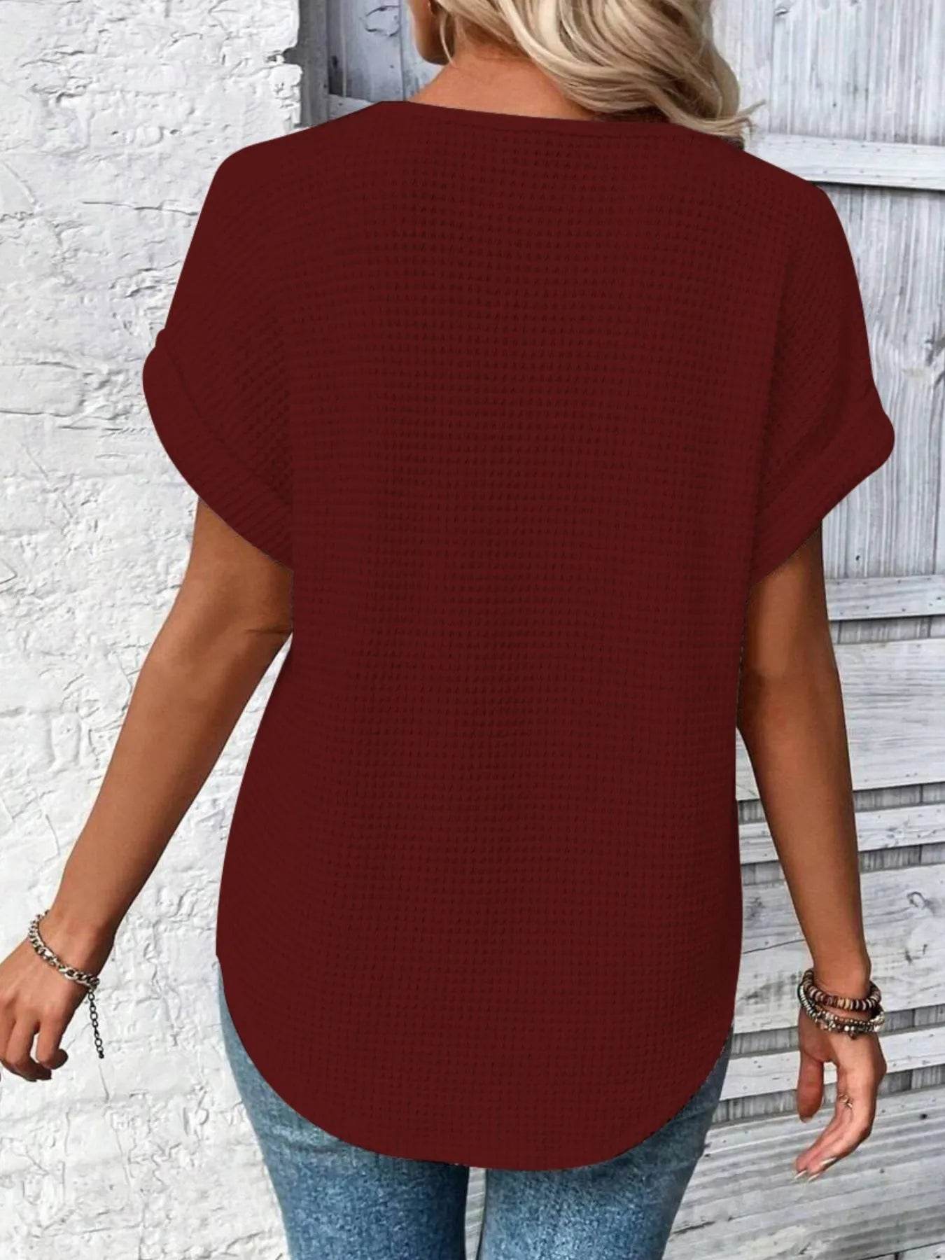 Crochet Lace Short Sleeve Casual T-Shirt Trendsi 608bf23f-f4f5-4e00-a3d4-31304026d842-Max-Origin