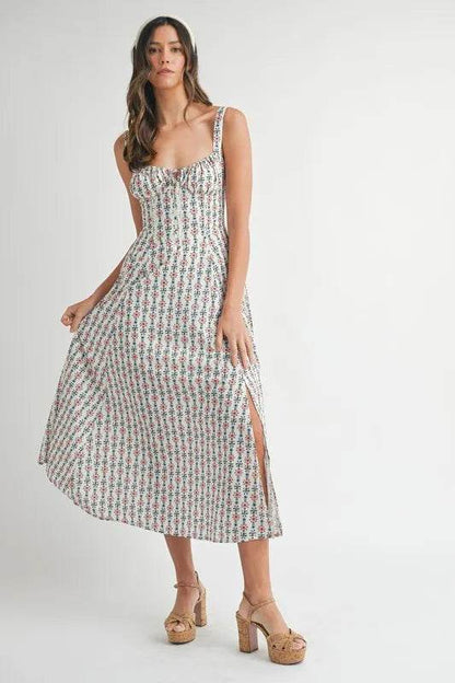 MABLE Floral Print Bustier Back Lace Up Midi Dress Trendsi 60f11d653a0749d4ac1dde1353a79558-Max-Origin
