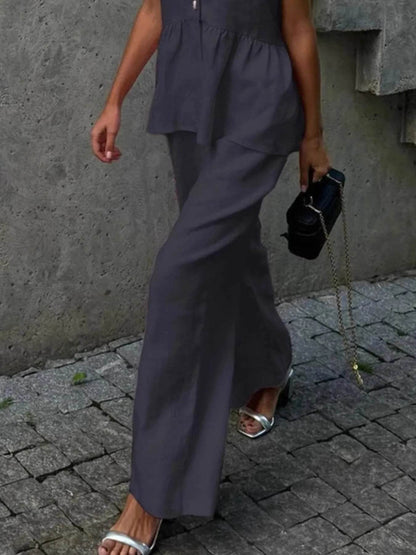 V-Neck Vest and Pants Set Trendsi 61111118-db20-4548-8aa9-a41ef4359cc8-Max-Origin