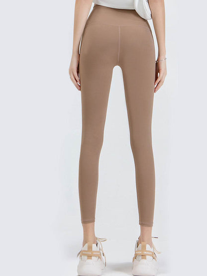 Wide Waistband Sports Leggings Trendsi 612df3356cae431896ce82af8adc9a13-Max