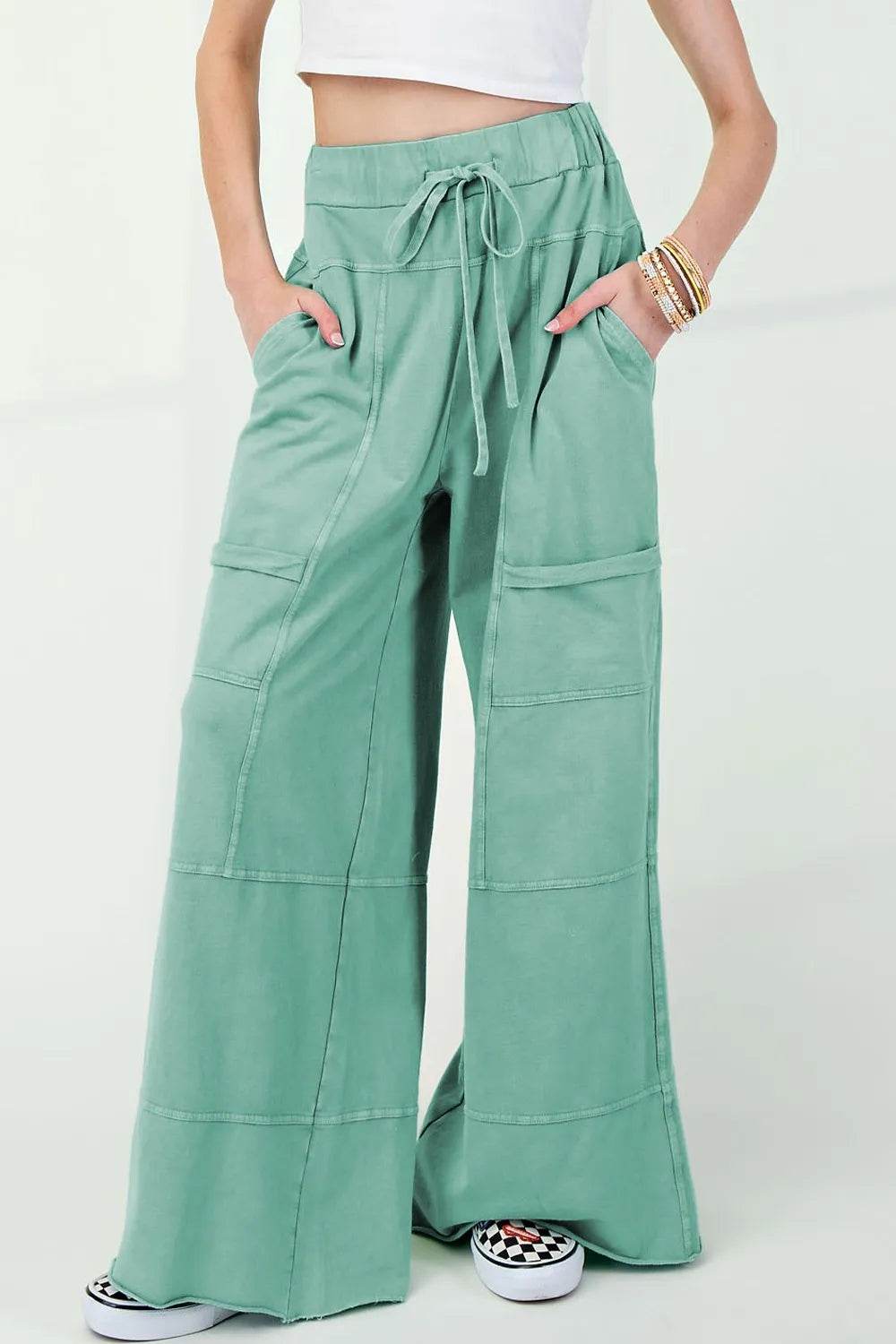 Mineral Wash Exposed Seam Drawstring High Waist Wide Leg Cargo Pants Trendsi 6156d7fe-5097-4cb8-ad74-4a3ca8fb7343-Max-Origin