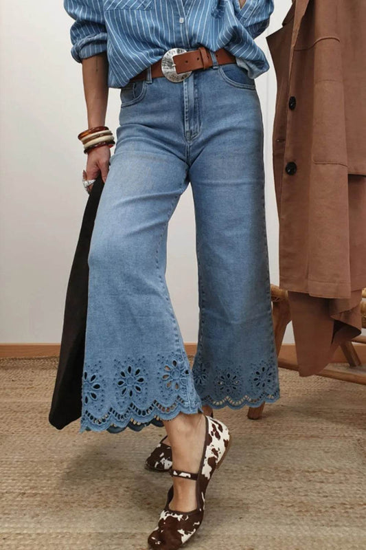 Lace Detail Cropped Wide Leg Jeans Medium Trendsi 616fe7fa-4dc0-4637-b7c8-c0d35225b8c6-Max-Origin