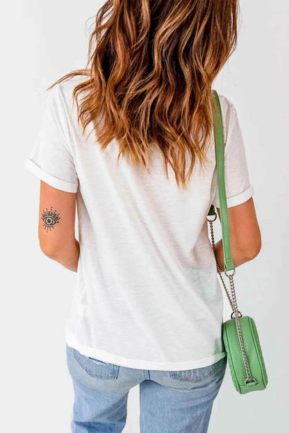 Pumpkin Round Neck Short Sleeve T-Shirt Trendsi 618dcdc6-1f8f-419f-ac23-dfb2db13499c-Max