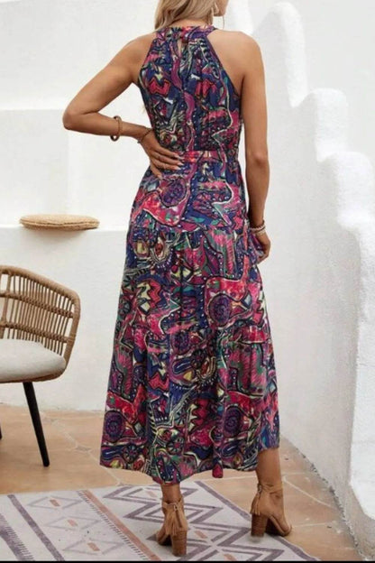 Tied Floral Sleeveless Dress Trendsi 61c69cd1-f8a3-416f-ba19-57cb92d24071-Max