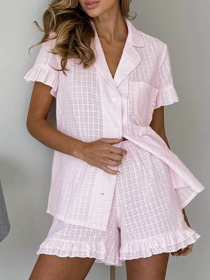 Button Up Short Sleeve Top and Shorts Set Trendsi 61c7e96c-3c57-497d-bae8-4425979a7394-Max-Origin