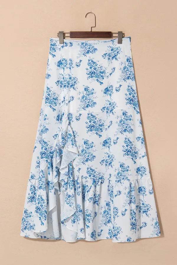 Split Asymmetrical Ruffled Printed Skirt Trendsi 61e7fd3c-58ce-4534-ad2b-c3c1f4479087-Max