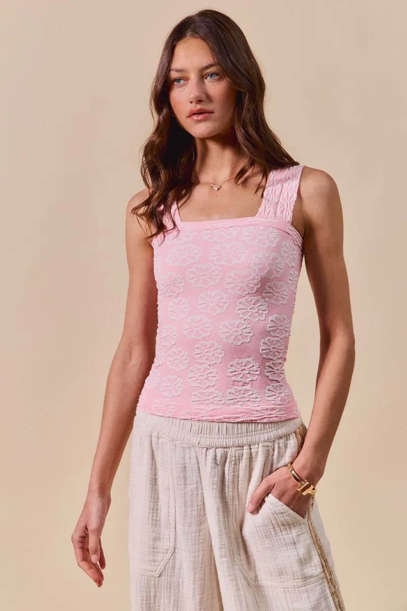 SO ME Two Tone Floral Seamless Tank Top Trendsi 624a45fd9cda42b7ae8bf730105b189c-Max-Origin