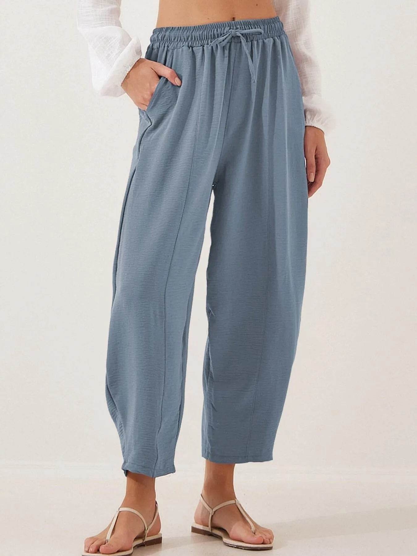 Full Size Drawstring Wide Leg Cropped Pants Plus Size Light Blue Trendsi 625c6cf10e974a58b03cfdcca8df11b7-Max-Origin