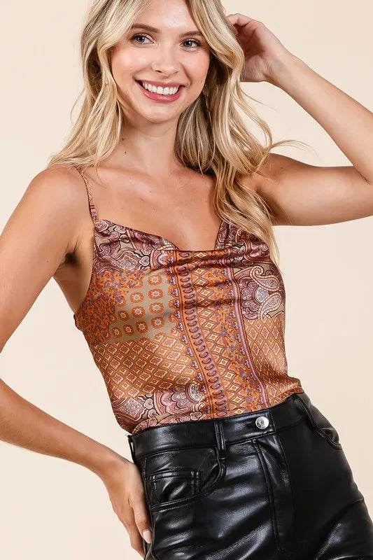Mittoshop Paisley Patchwork Print Satin Cowl Neck Crop Cami Trendsi 628f3803-7b58-4190-b078-6f7522a92282-Max