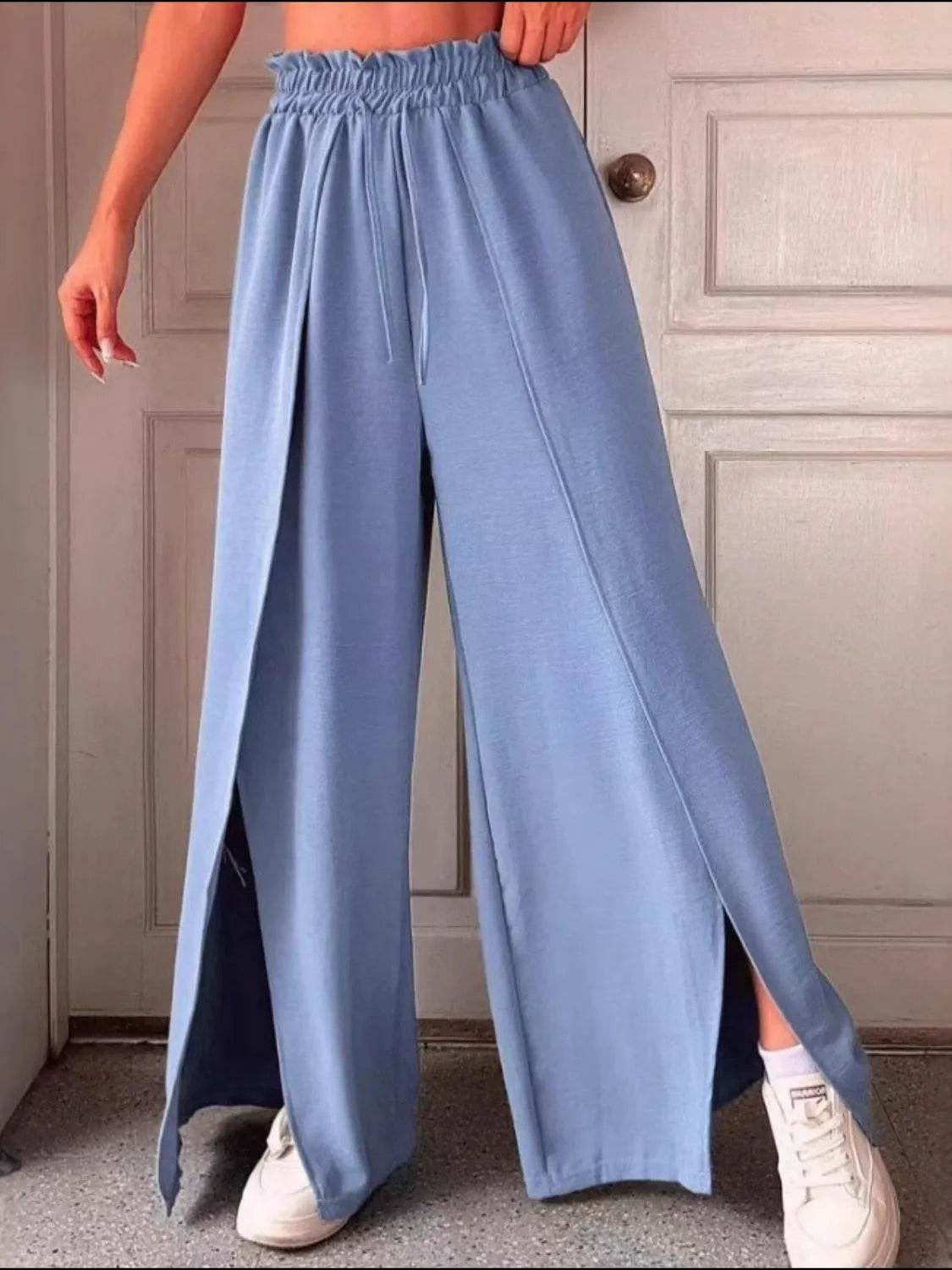 Slit Wide Leg Pants Dusty Blue Trendsi 629dd6ca-3cf8-4dd5-a865-10f22b9e9872-Max-Origin
