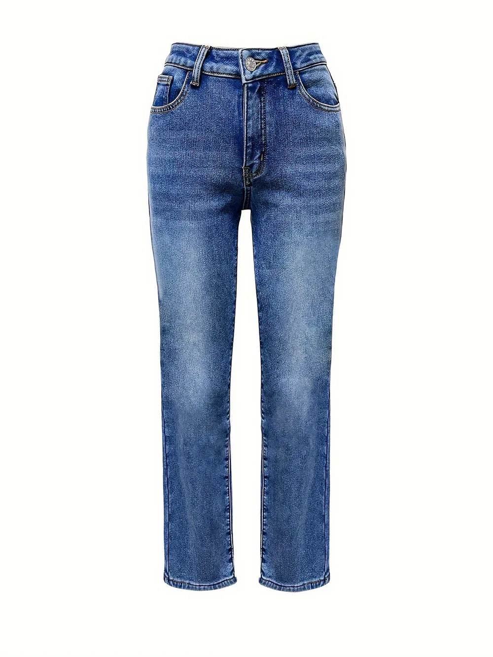 Straight Leg Jeans with Pockets Trendsi 629e0c14-58ef-4fae-8aec-cc0b7e4a9676-Max