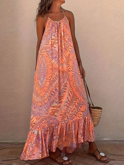 Backless Printed Halter Neck Maxi Cami Dress Coral Trendsi 631891be-db0a-454b-9479-a8ab948d56c1-Max-Origin
