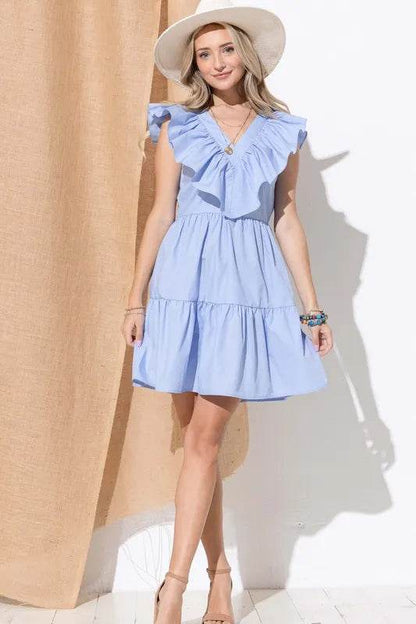 And The Why Chevron Ruffle Florence Hem Casual Dress Trendsi 6334ca66422a4657a337b8968af560ff-Max-Origin