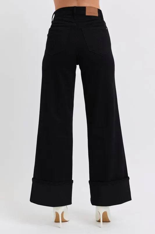 Judy Blue Full Size High Waist Reto Wide Leg W/ Cuff Plus Size Trendsi 6372eea133bc477e948e86925d893e9b-Max-Origin