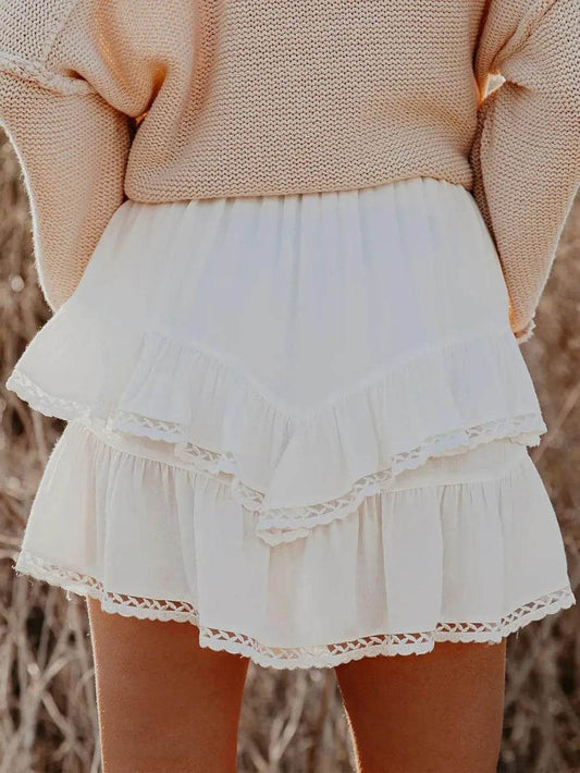 Lovelet Lace Detail Layered Skirt White Trendsi 63a9ae8a-28ed-41e1-ad7a-c01bd15b23d5-Max
