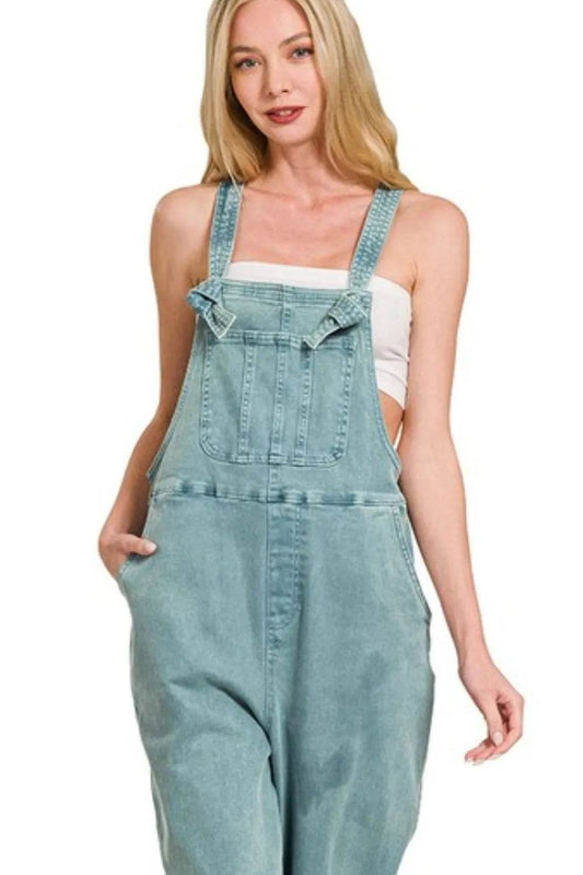 Zenana Washed Knot Strap Relaxed Fit Overalls Trendsi 642eb123-4b8a-4245-95c0-2b00f815a57d-Max-Origin