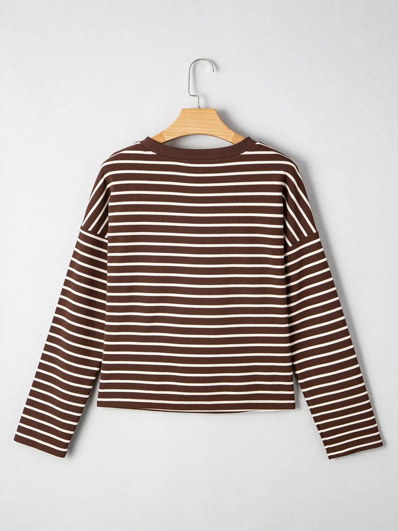 Stripe Cropped Crew Neck Long Sleeve T Shirt Trendsi 6453c6f729524421aa6bb08dbe6581ed-Max-Origin
