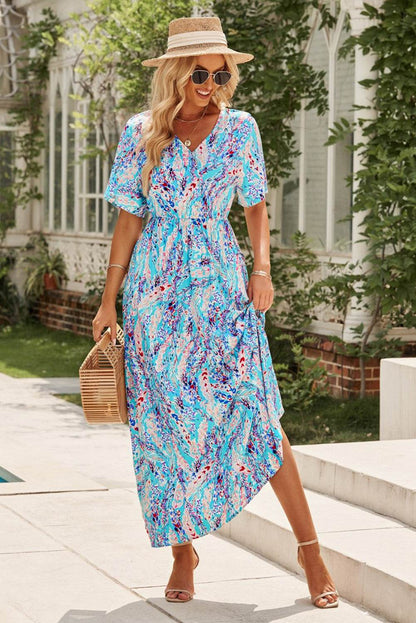 Multicolored V-Neck Maxi Dress Trendsi 64946377a0054d15a8ad4a22b034a888-Max_fce2ced5-9422-46d8-9b48-062cef5f450c