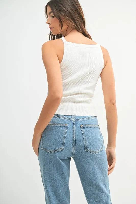 MABLE Ribbed Knit Tank Trendsi 64a90f04cb7d44e1930d68f184aab5ab-Max-Origin