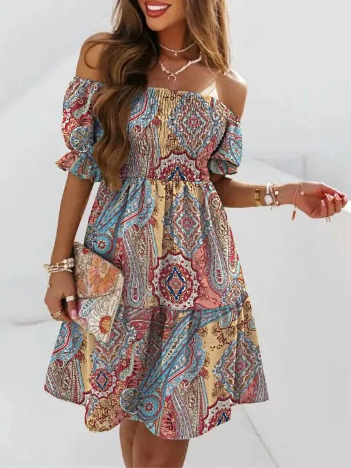 Off Shoulder Smocked Summer Dress Trendsi 64eaa34b-2ac4-4929-aa48-efa9d30f979c-Max-Origin