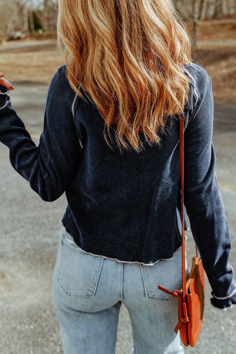 Long Raglan Sleeve Round Neck Top Trendsi 64f0f28d4efc441f9162ccd3d441f45c-Max