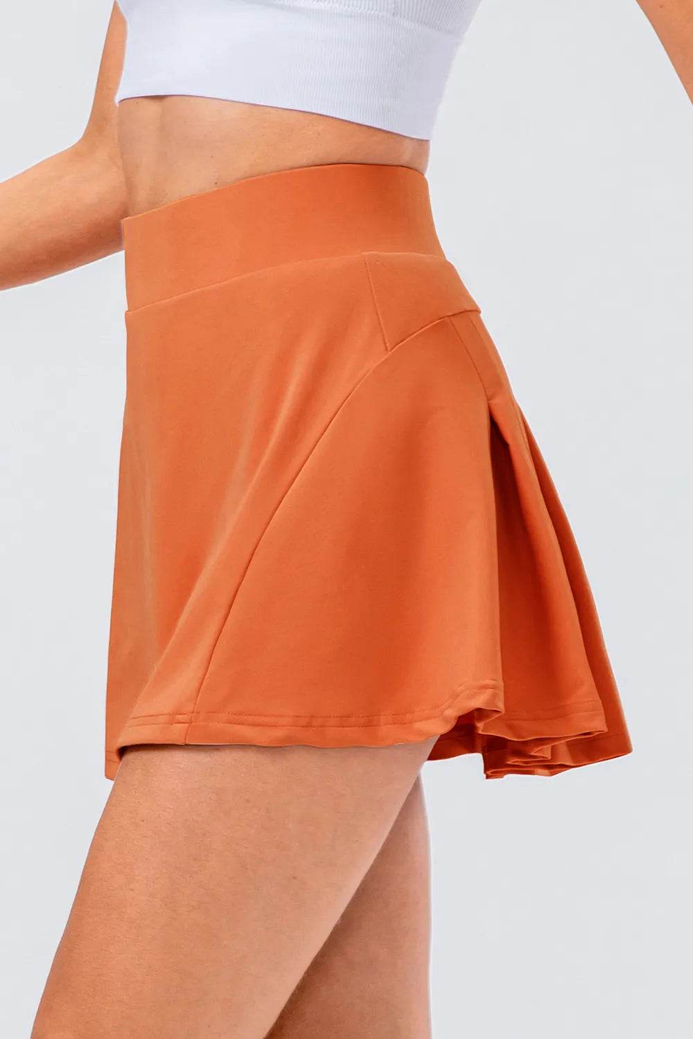 High Waist Pleated Active Skirt Trendsi 65707213-fba5-488c-9471-f022c4a8737e-Max