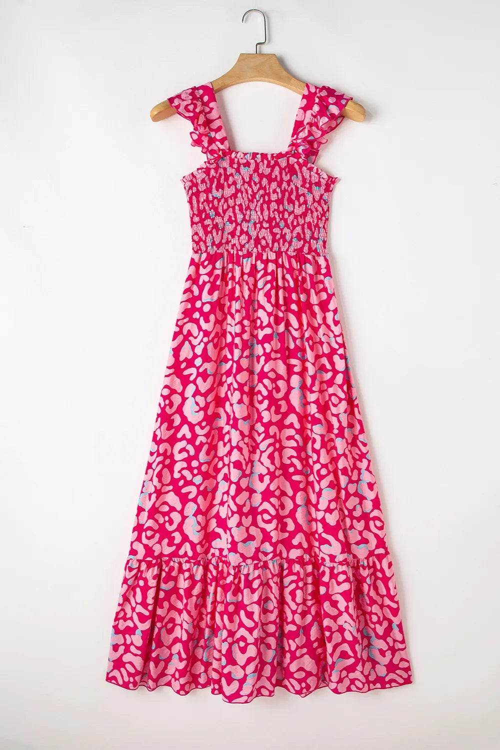 Ruffled Printed Wide Strap Dress Trendsi 6625efce-2645-4d1f-864a-bc1091e14cae-Max