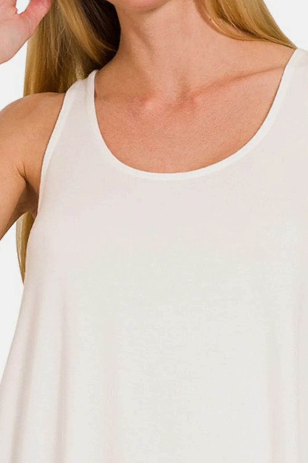 Zenana Round Neck Flowy Hem Tank Trendsi 6646bc55-d1d0-4ce8-982e-865feadb8852-Max