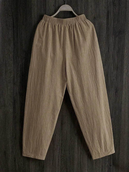 Elastic Waist Pants with Pockets Trendsi 665eec88-97a3-4241-baa8-5f1aa1d08019-Max