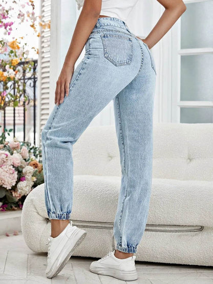High Waist Jeans with Pockets Trendsi 66a80968-4dbe-4f30-a379-db9e195f92d8-Max