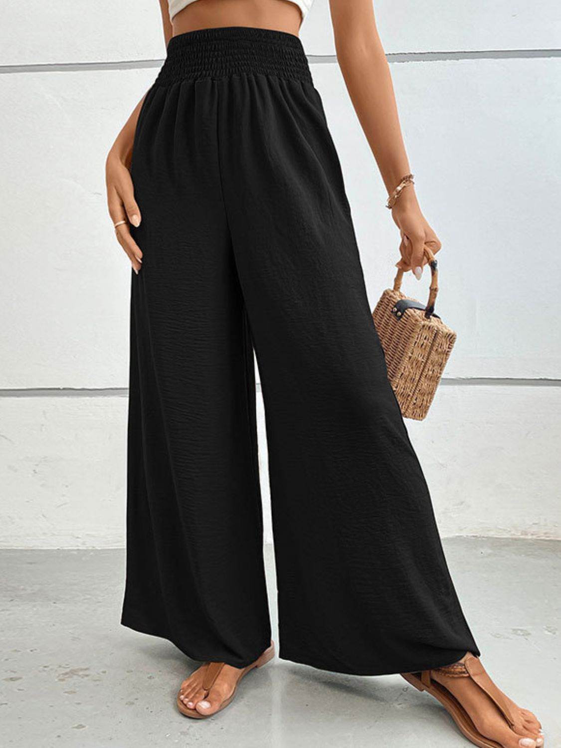 Perfee Wide Waistband Relax Fit Long Pants Trendsi 66d3123e18884bd698976659874416b1-Max