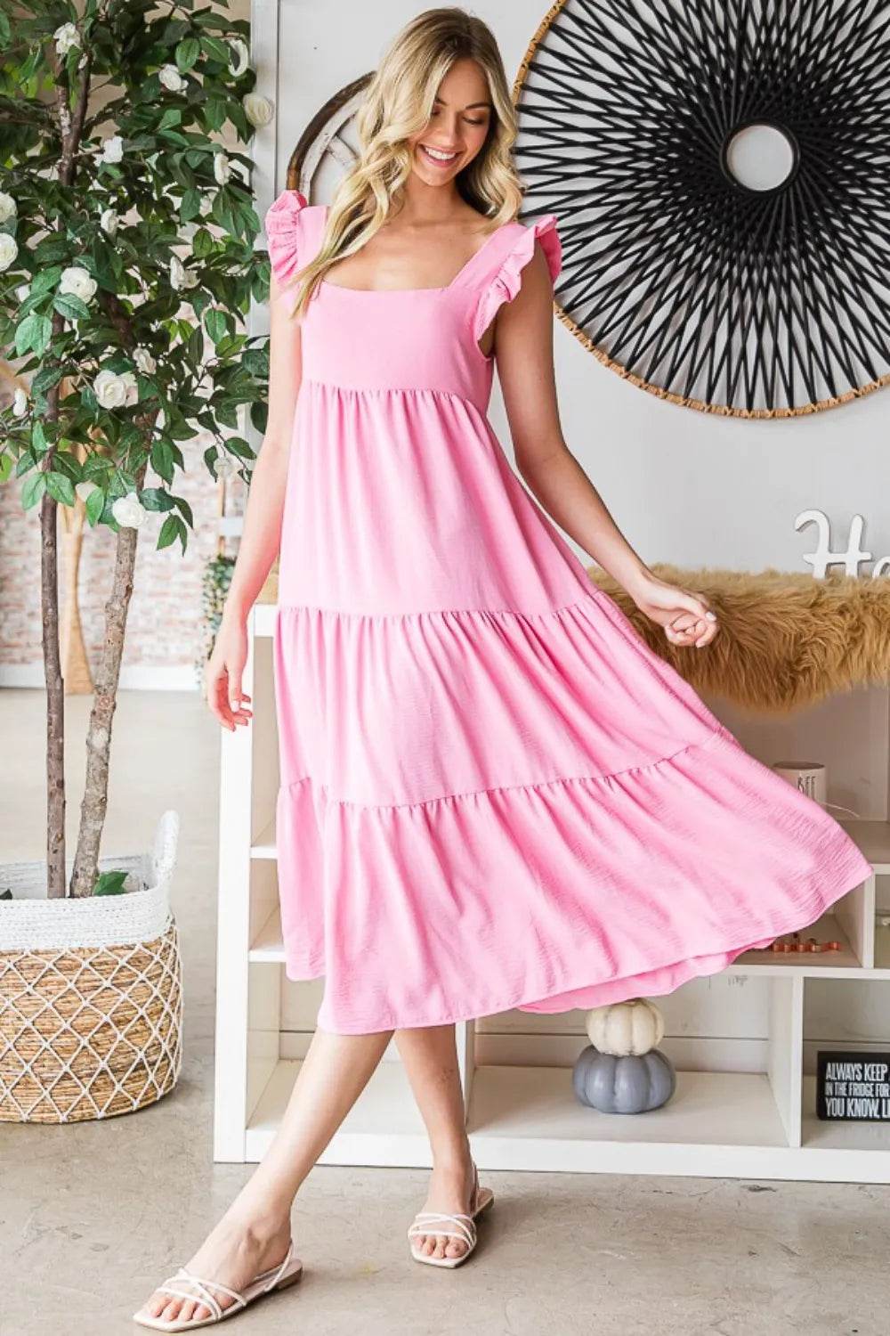 Reborn J Ruffled Sleeveless Tiered Midi Dress Trendsi 66effff7-53d4-413e-b969-36a132860005-Max