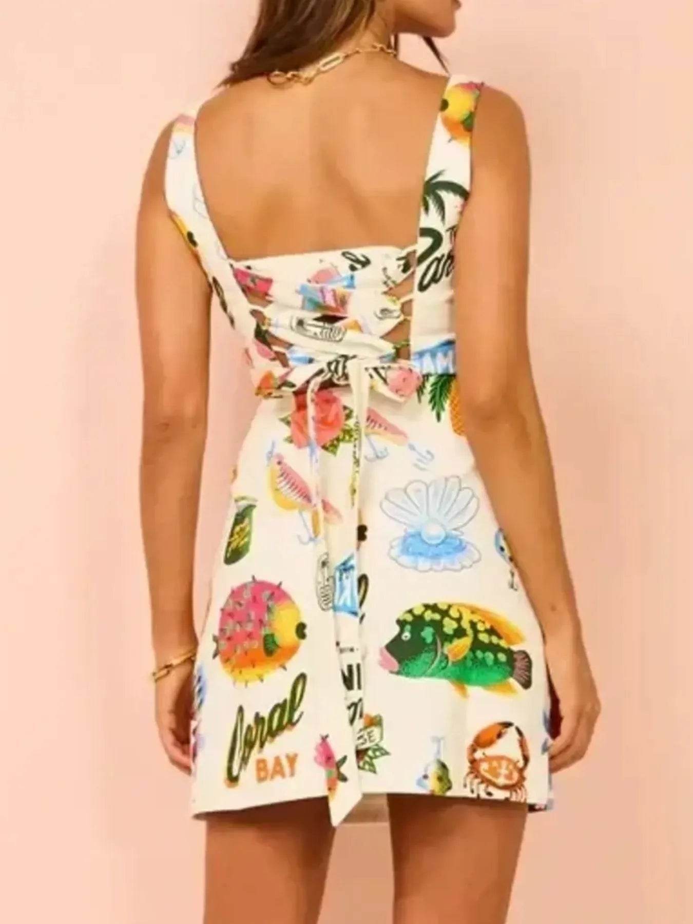 Printed Square Neck Summer Mini Dress Trendsi 670b9a09-20aa-41ae-9ed3-e9e4f9378138-Max-Origin