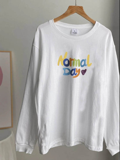 Normal Day Long Sleeve T-Shirt Trendsi 675b7b90-dd16-44f9-8320-1ef700df36cf-Max-Origin