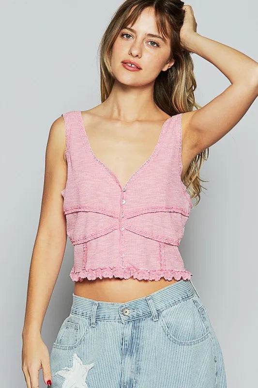 POL Lace Detail V-Neck Cropped Tank Trendsi 675d2fc8-9b41-4243-aa6b-c5484aa03493-Max