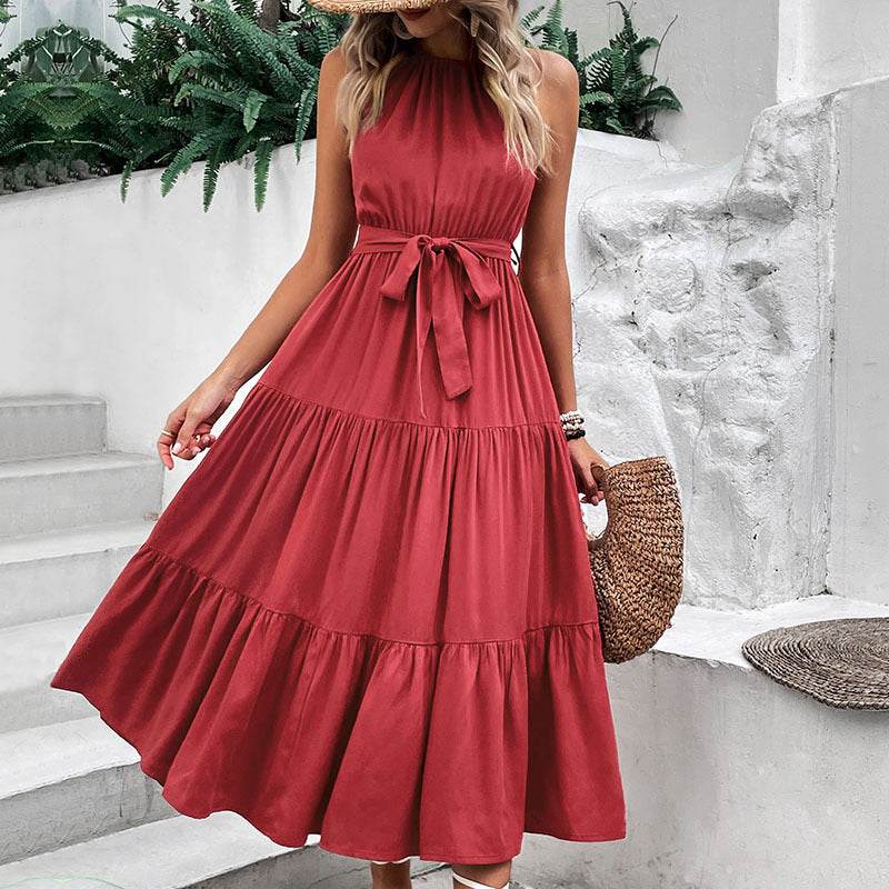 Perfee Tie Belt Tiered Midi Dress Trendsi 677b9cea7d4b4cf18e03ba44b2d6e3ac-Max
